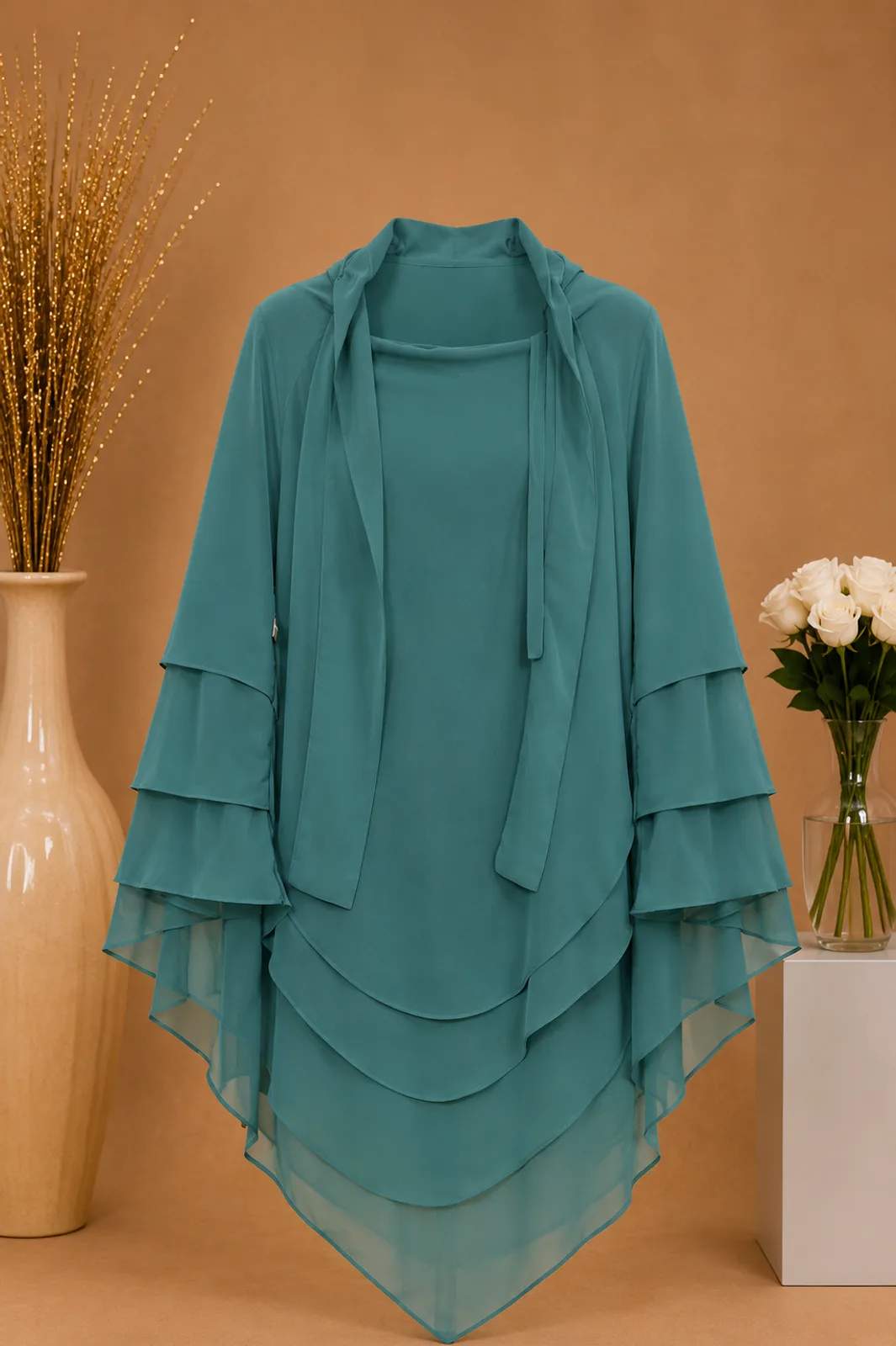 3 Layer Gol Khimar 9