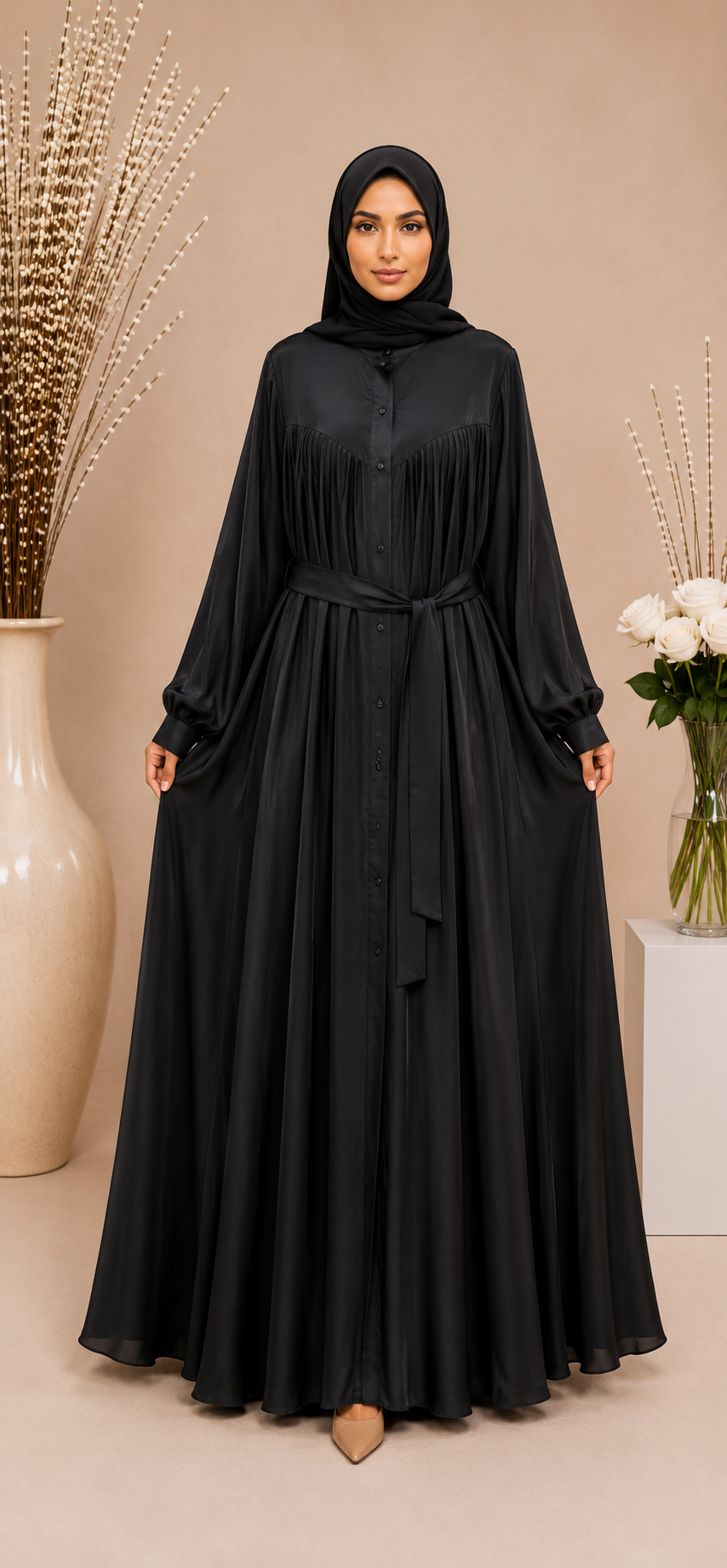 Chest Chunnat Abaya 2