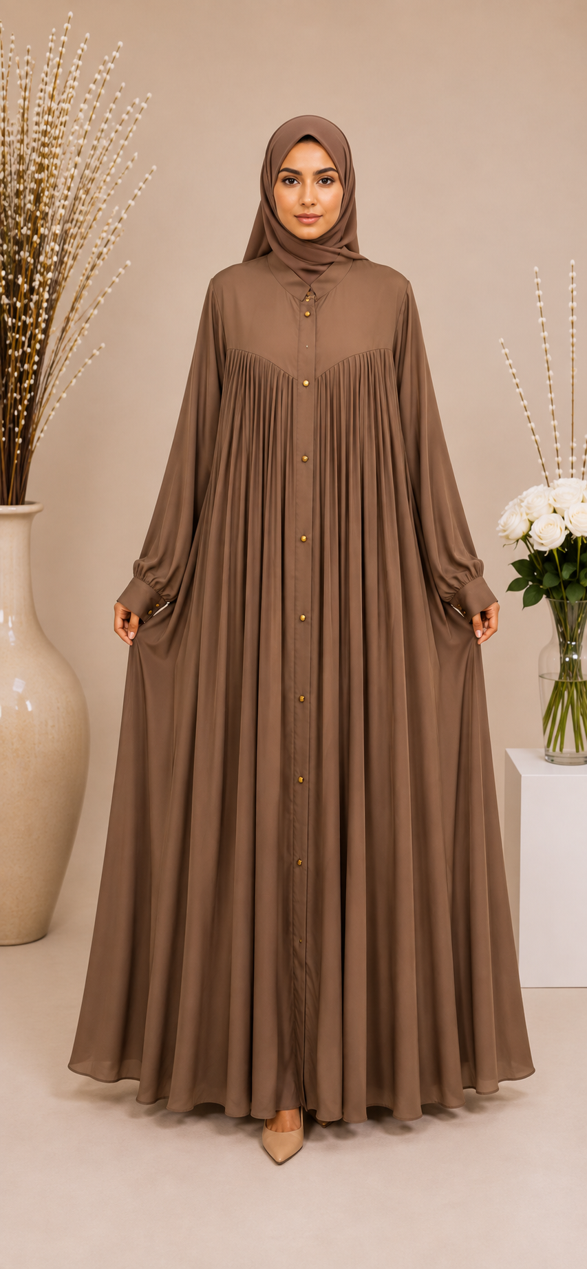 Chest Chunnat Abaya 4