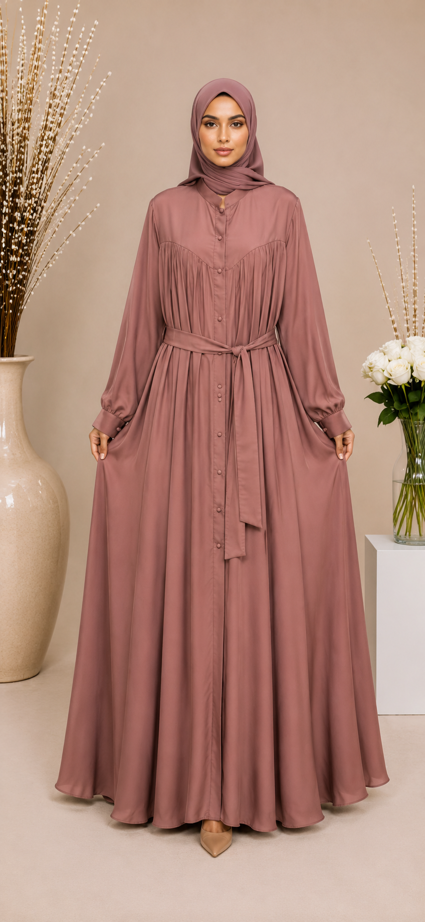 Chest Chunnat Abaya 3