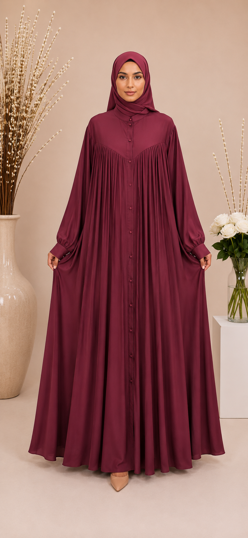 Chest Chunnat Abaya 5