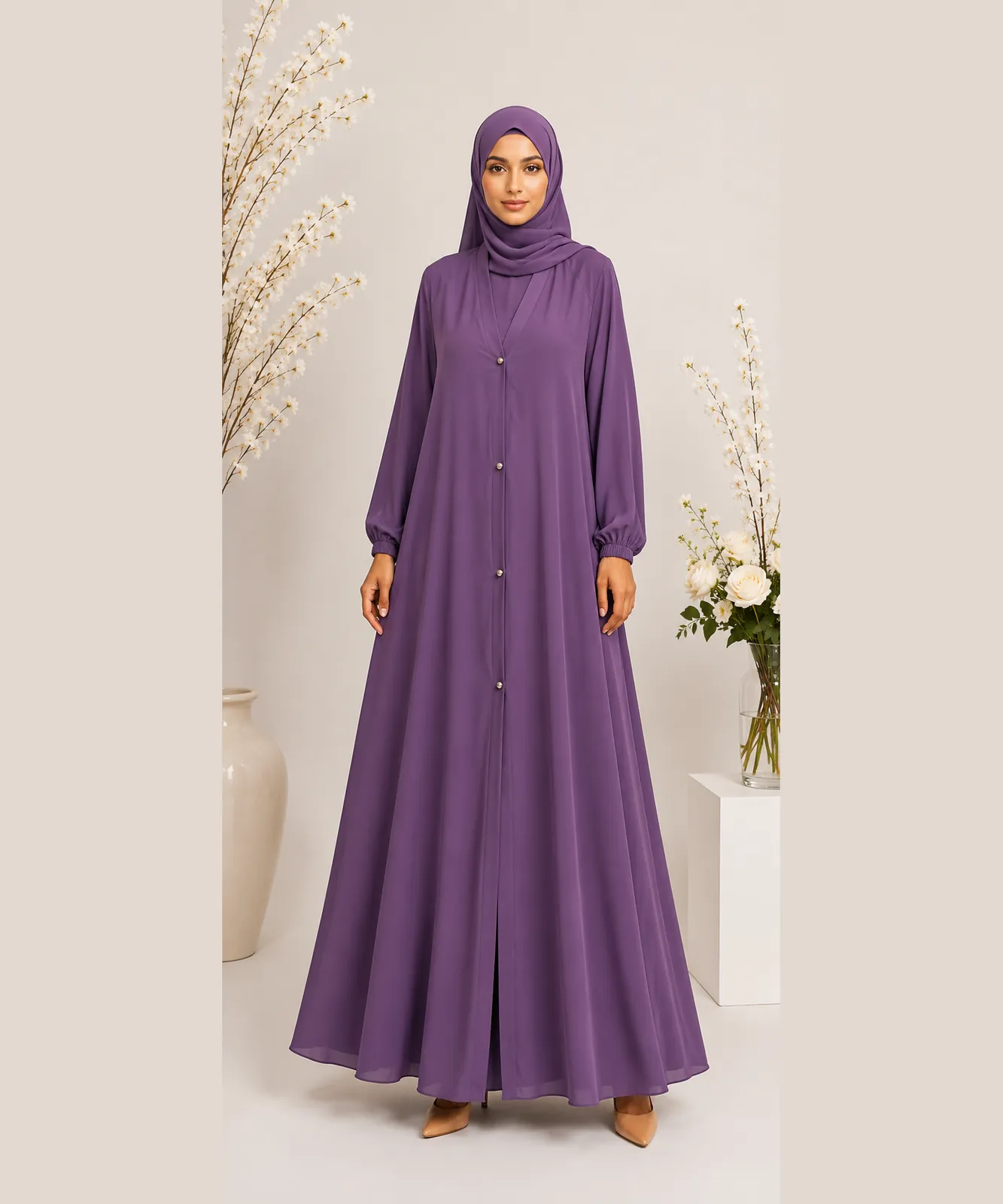 Soft Georgette Abaya 8
