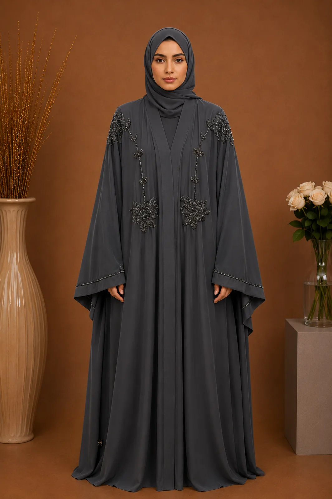 Original Zoom Fabric Handmade Abaya with Stoller 3